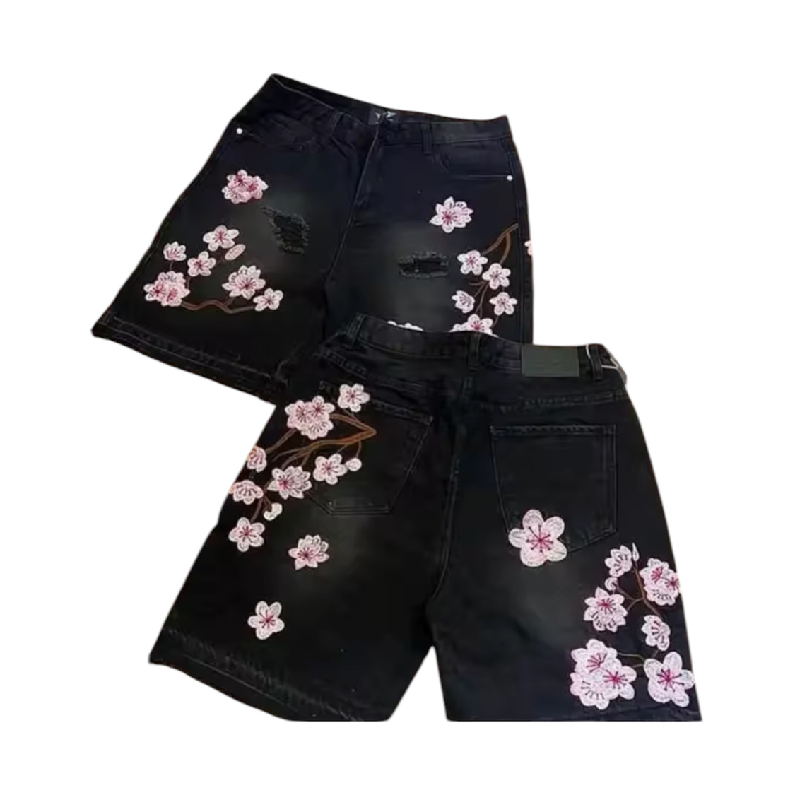 Denim shorts